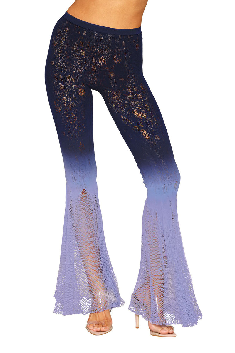 Dreamgirl Flair Leg Pantyhose - One Size - Denim/hydrangea