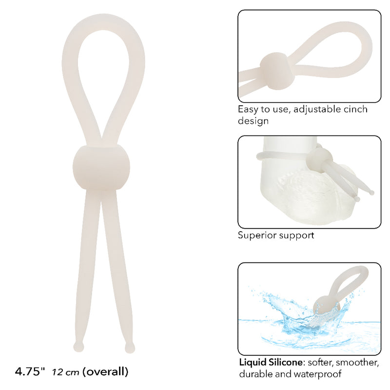 CalExotics Alpha Liquid Silicone Lasso - Natural