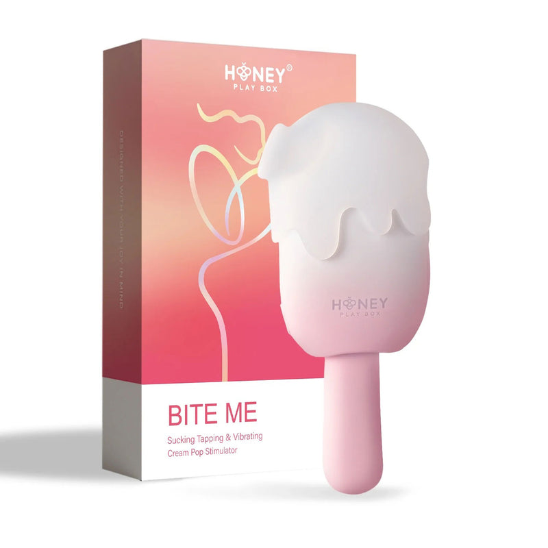 Honey Play Box Bite Me Cream Pop Stimulator - Pink