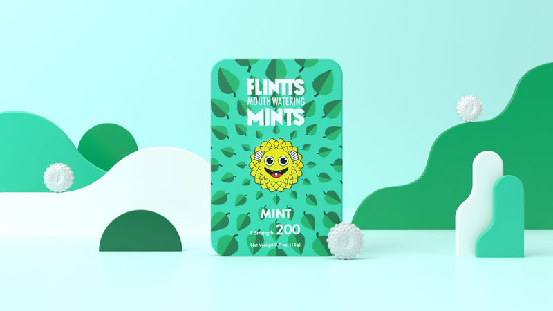 Flintts Mints Flintts Mouth Watering Mints Mint - F-Strength 200