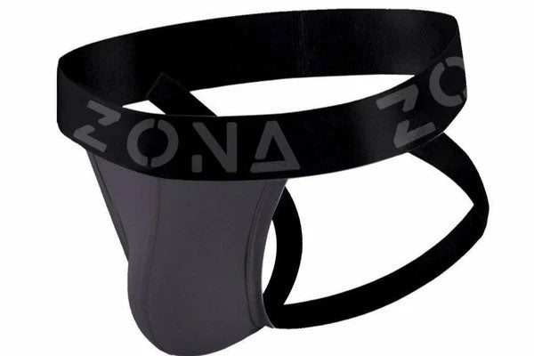 Zona Mens Underwear Charcoal Core Jockstrap - Small