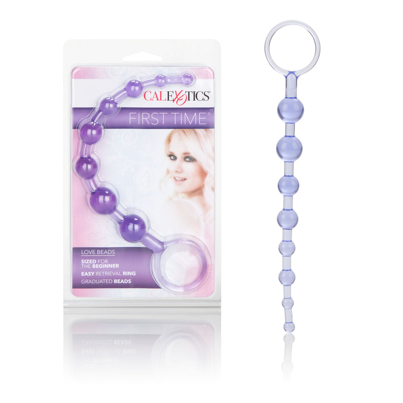 CalExotics First Time Love Beads - Purple
