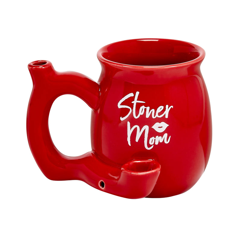 Fashioncraft Stoner Mom Mug - Red With White Logo
