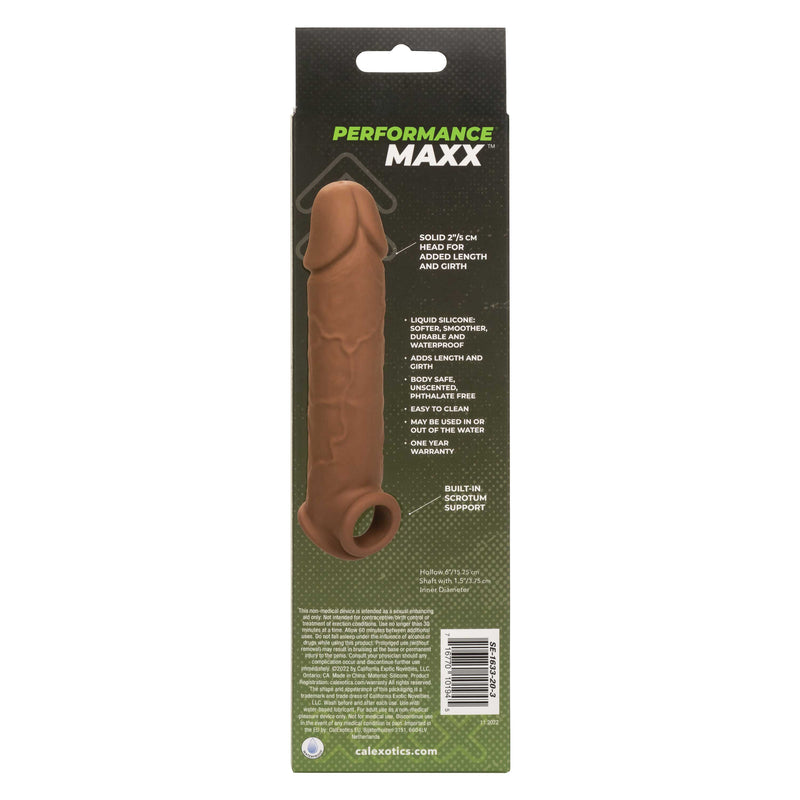 CalExotics Performance Maxx Life-Like Extension 8 Inch - Brown