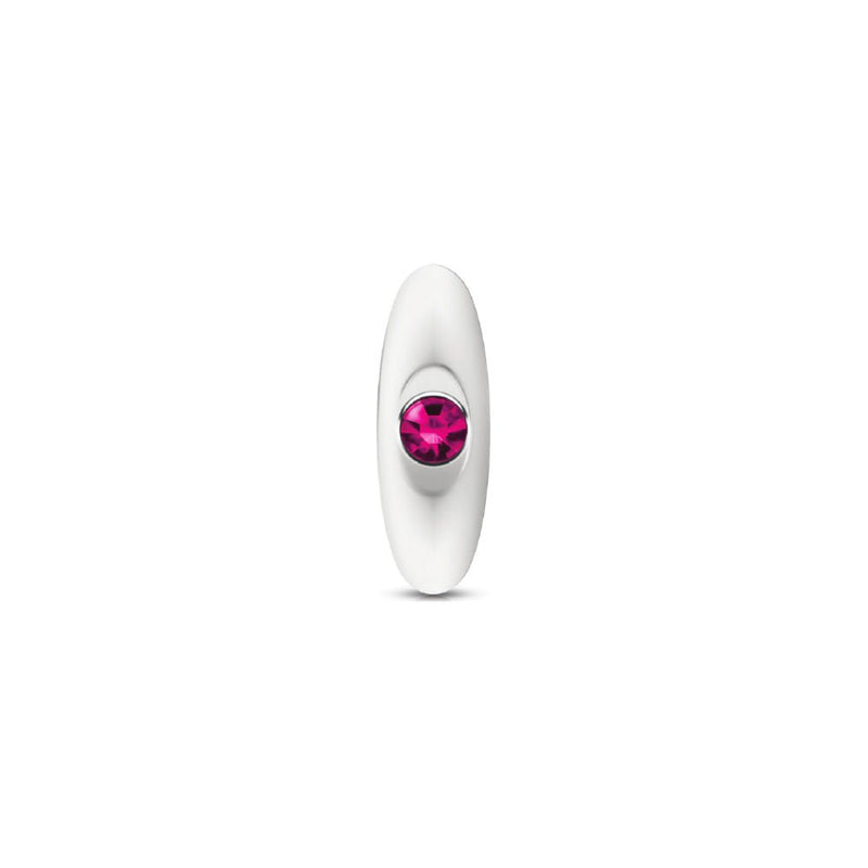 Viben Silver Anchor Buttplug Kit - Clear Iridescent/pink