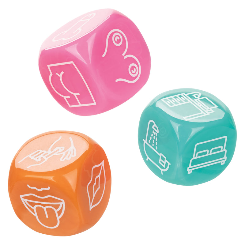 CalExotics Naughty Bits Roll With It Icon - Based Sex Dice Game