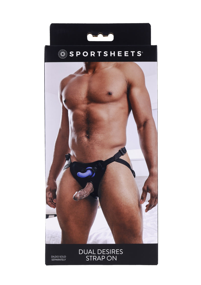 Sportsheets Dual Desires Strap on - Black