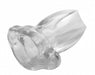 "Peephole Clear Hollow Anal Plug - Small MS-AF816-SMALL"
