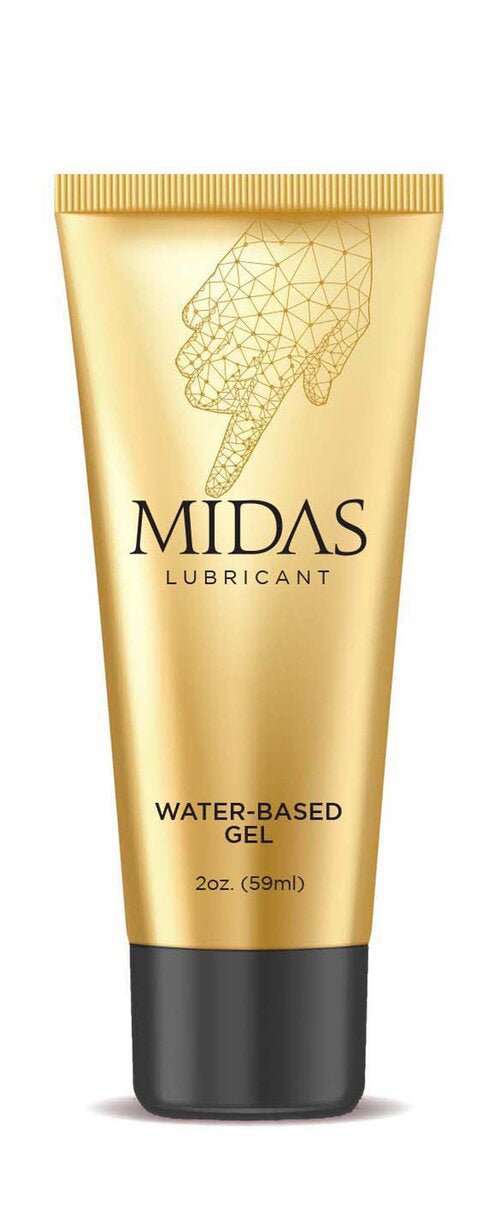 Little Genie Midas Lubricant - Water-Based Gel - 2 Fl. Oz.
