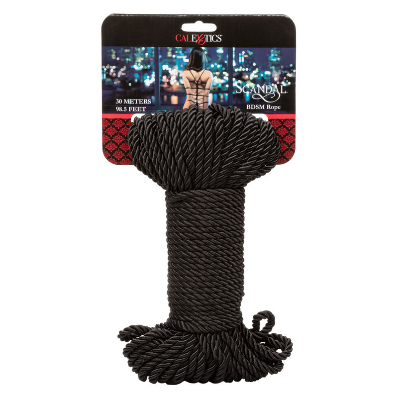 CalExotics Scandal BDSM Rope 98.5 Ft/ 30m - Black
