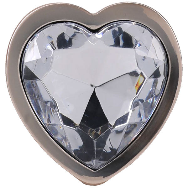 Doc Johnson Booty Bling Metal Heart Plug - Small - Gold