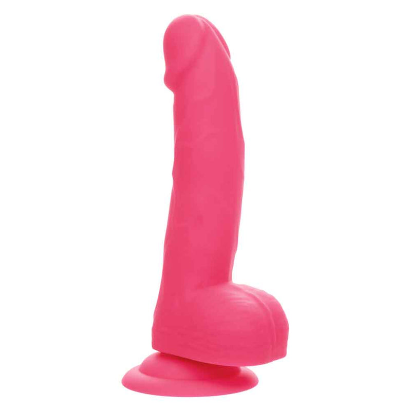 CalExotics Neon Silicone Studs 6 Inch - Pink