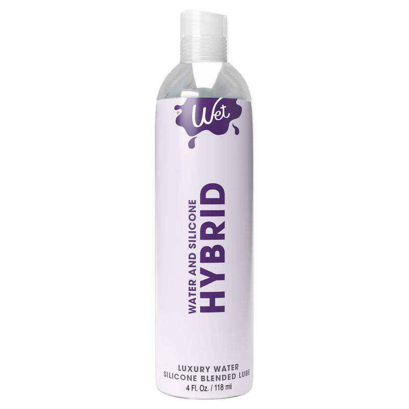 Wet Wet Hybrid Luxury Water/silicone Blend Based Lubricant 4 Oz