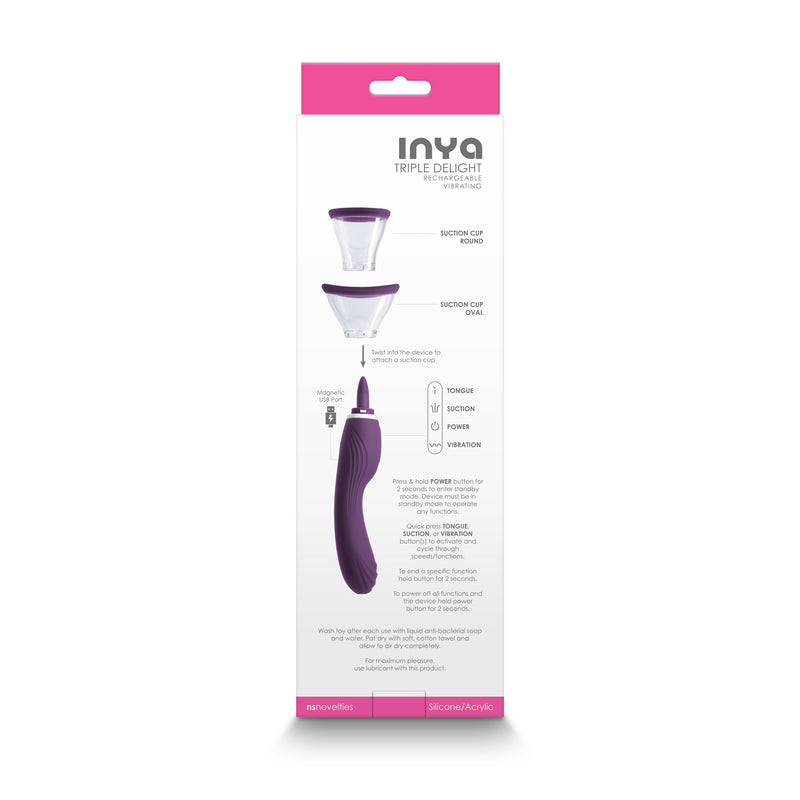 nsnovelties Inya - Triple Delight - Purple