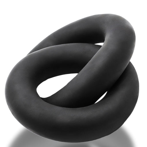 "Shackle Double Link'd Cock/ball Rings - Black OX-104-NGT"