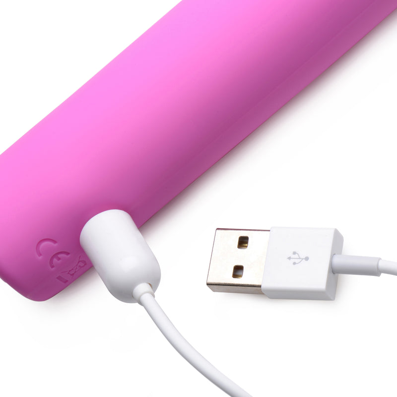 XR Brands 5 Star 9x Pulsing G-Spot Silicone Vibrator - Pink