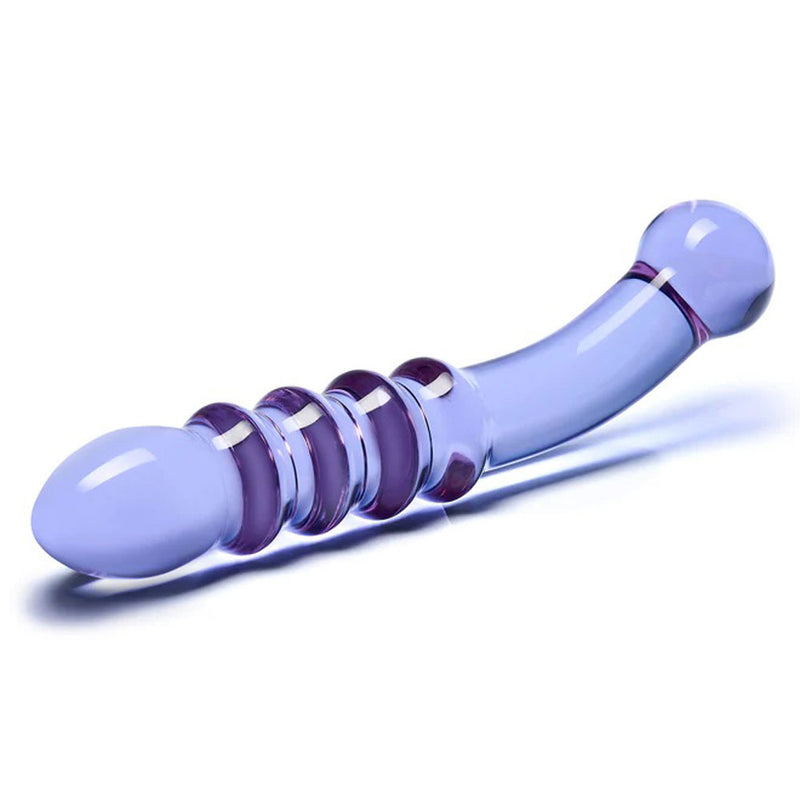 Electric Novelties Purple Rain Ribbed Dildo
