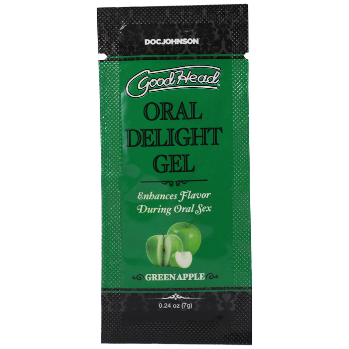 "Goodhead - Oral Delight Gel Green Apple 0.24 Bulk Oz DJ1387-36-BU"