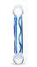 "6.5 Inch Full Tip Textured Glass Dildo GLAS-145"