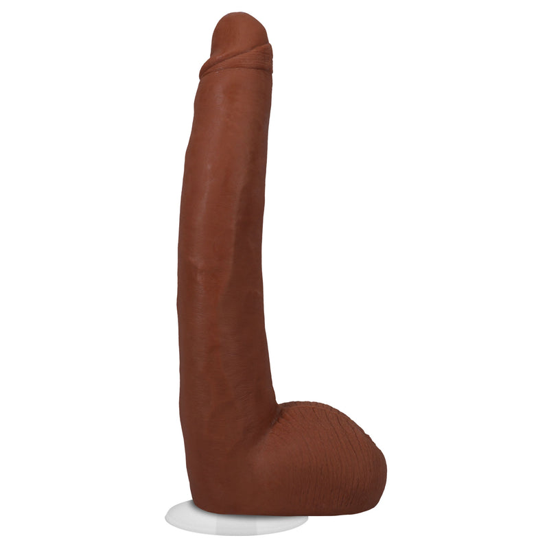 Doc Johnson Signature Cocks - Alex Jones 11 Inch Cock With Removable Vac-U-Lock Suction Cup - Caramel