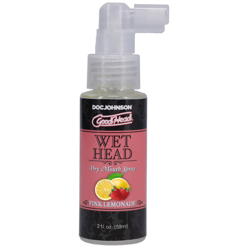 Doc Johnson Goodhead - Wet Head - Dry Mouth Spray - Pink Lemonade - 2 Fl. Oz. (59ml)