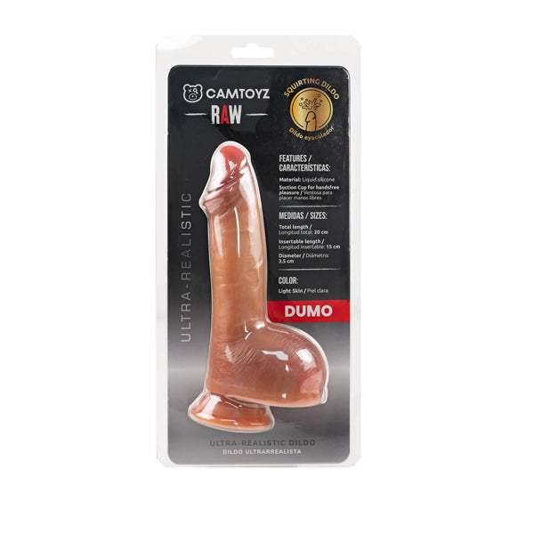 Camtoyz Raw Dildo Ultra Realistic Dumo - Brown