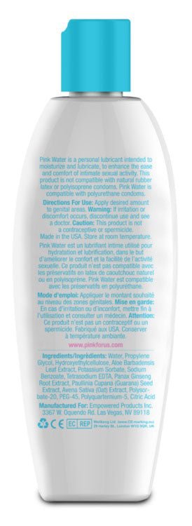 Gun Oil Pink Lubricant Pink Water Based Lubricant for Women 8 Oz Flip Top Bottle