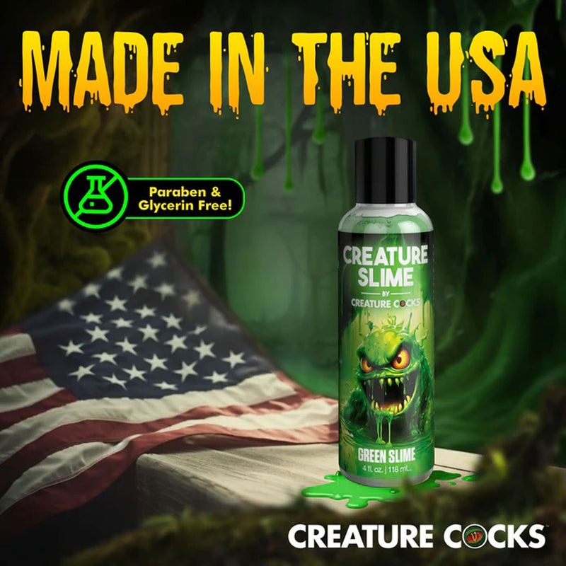 XR Brands 4oz Creature Slime Green Slime Water-Based - Lubricant
