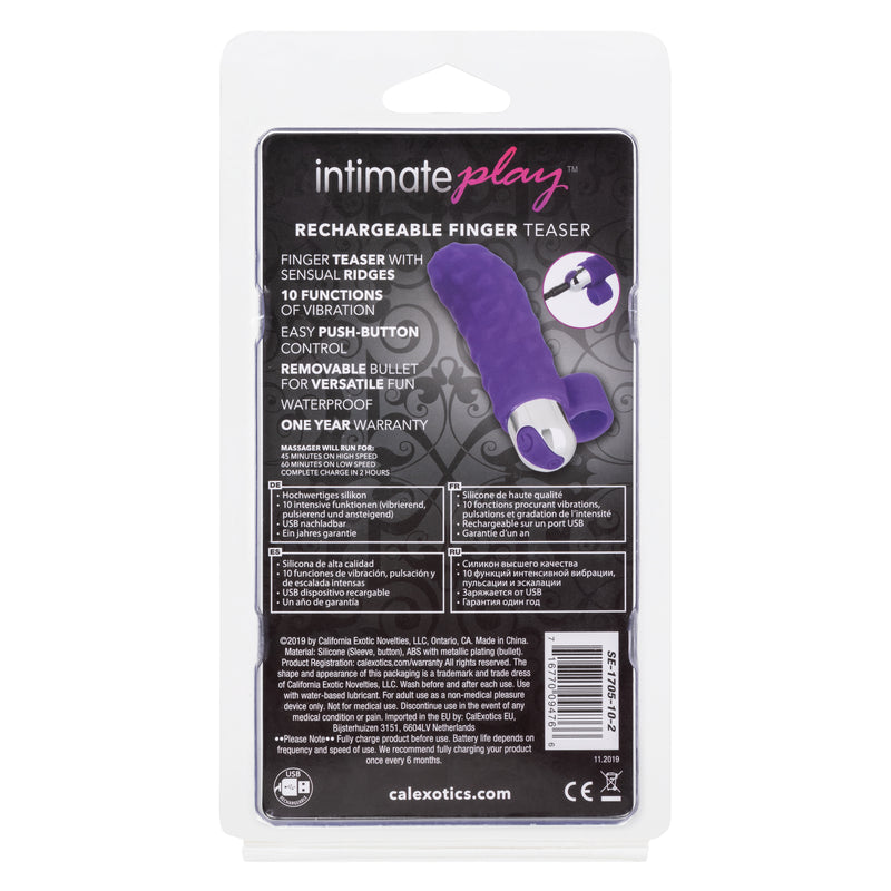 CalExotics Intimate Play Rechargeable Finger Teaser