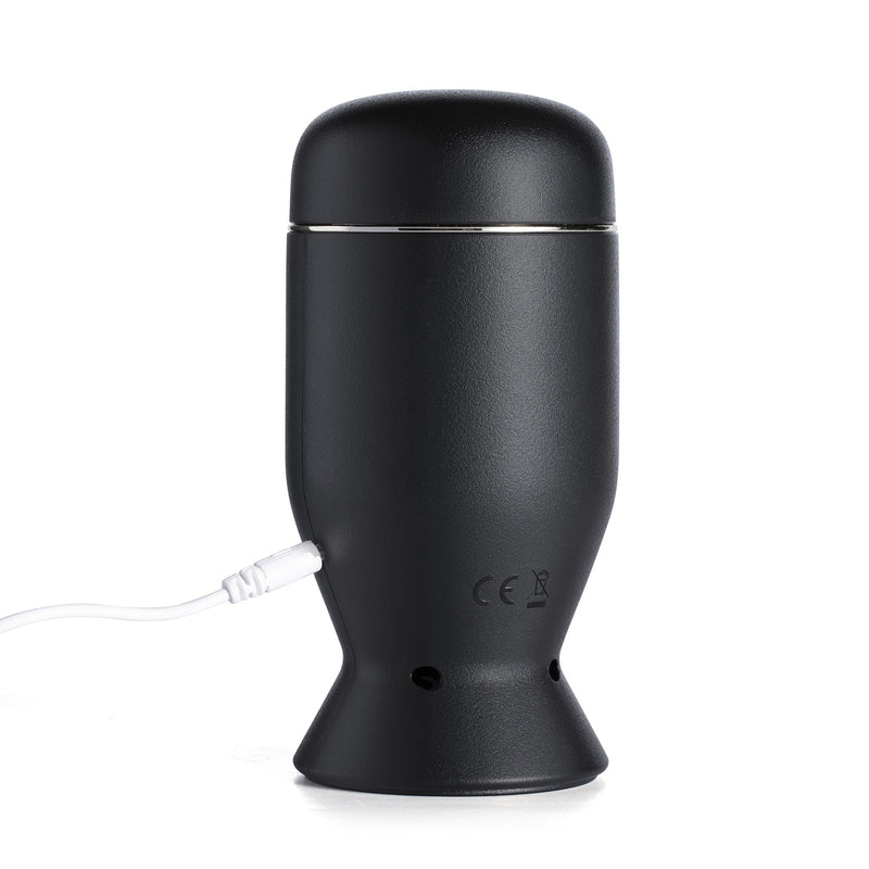 Honey Play Box Priti - Automatic Rotating Penis Stimulator - Black - Automatic Stroker Masturbator - Canister Masturbation Cup