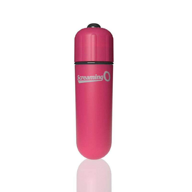 Screaming O Screaming O 4t - Bullet - Super Powered One Touch Vibrating Bullet - Strawberry
