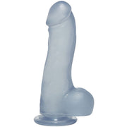 "Crystal Jellies - 7.5 Inch Master Cock With Balls DJ0288-20-CD"