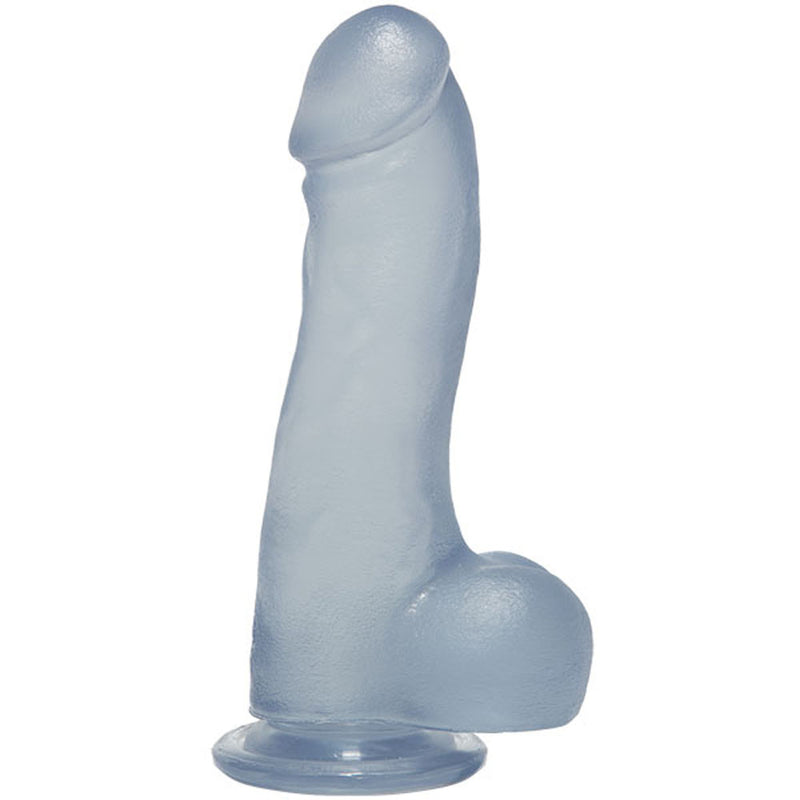 Doc Johnson Crystal Jellies - 7.5 Inch Master Cock With Balls