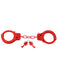 "Fetish Fantasy Series Metal Handcuffs - Red PD3801-15"