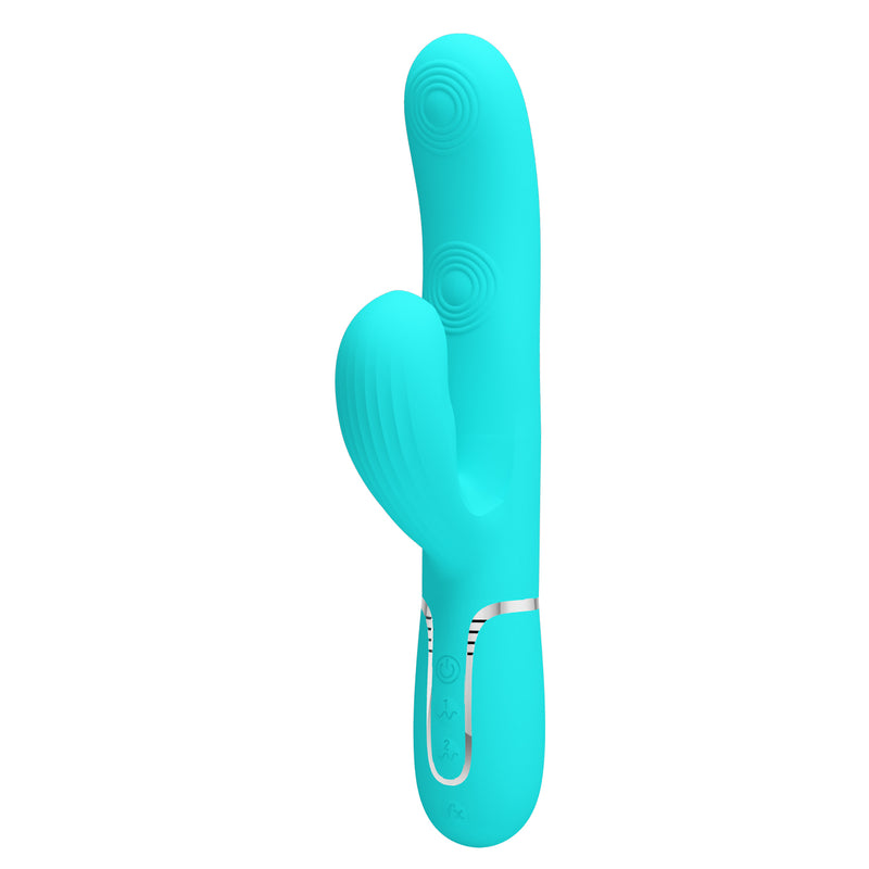 Pretty Love Perdita Twinkled Tenderness Vibrator - Turquoise