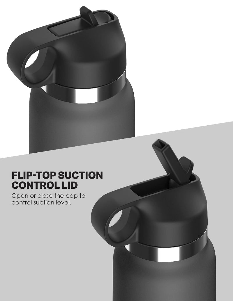 Pipedream Fuck Flask - Secret Delight - Grey Bottle - Brown - Realistic Stroker Masturbator - Canister Masturbation Cup