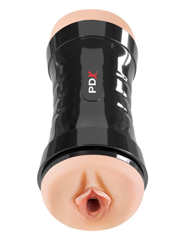 Pipedream PDX Extreme - Super Flip-a-Pussy Over - Light - Realistic Stroker Masturbator - Canister Masturbation Cup
