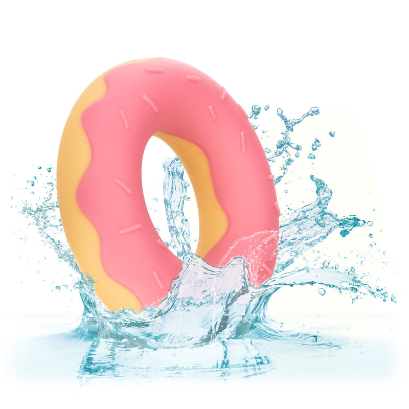 CalExotics Naughty Bits Dickin Donuts Silicone Donut Cock Ring - Pink