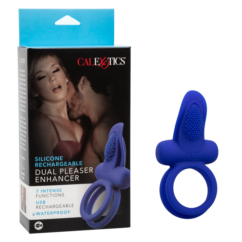CalExotics Silicone Rechargeable Dual Pleaser Enhancer
