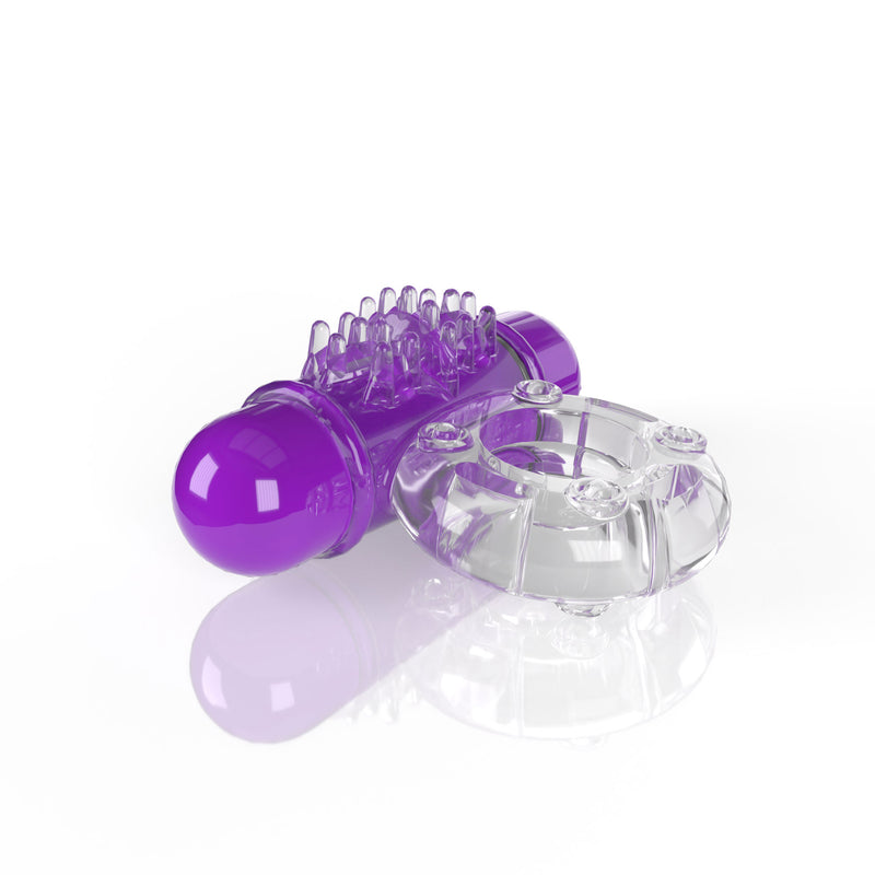 Screaming O Screaming O 4b - Owow Super Powered Vibrating Ring - Grape