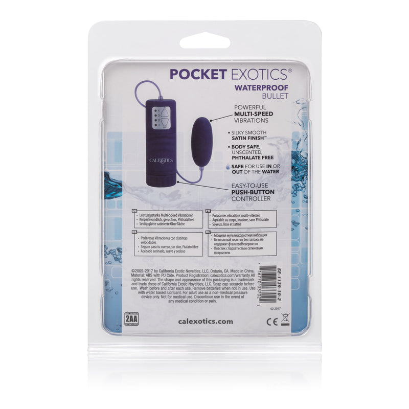 CalExotics Waterproof Pocket Exotics Waterproof Bullet - Purple