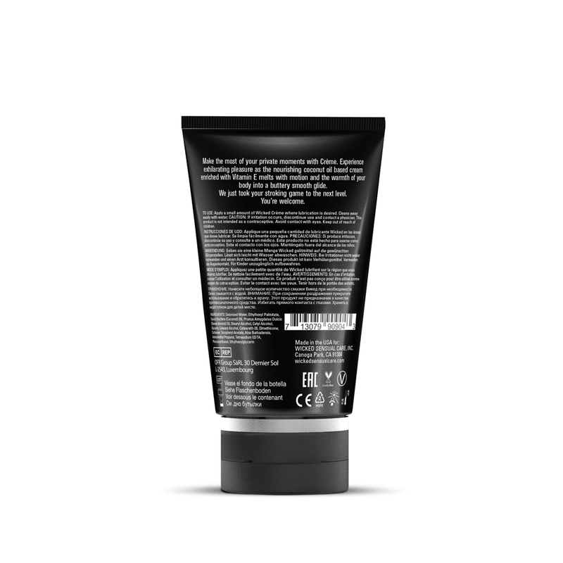 Wicked Sensual - Care Creme - 4 Oz - Masturbation Cream
