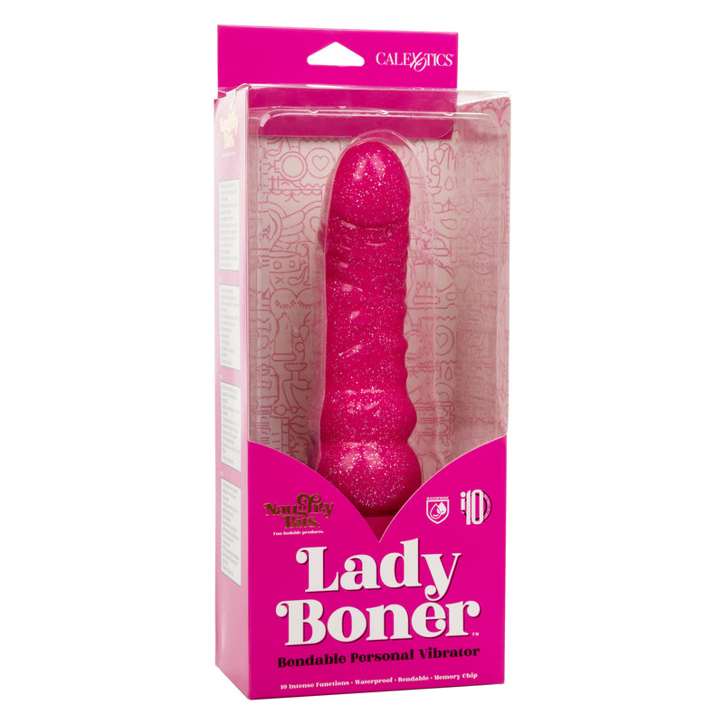 CalExotics Naughty Bits Lady Boner Bendable Personal Vibrator