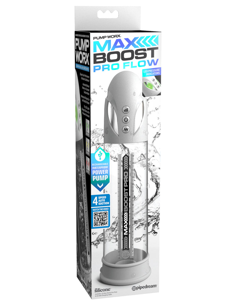 Pipedream Max Boost Pro Flow - White/clear