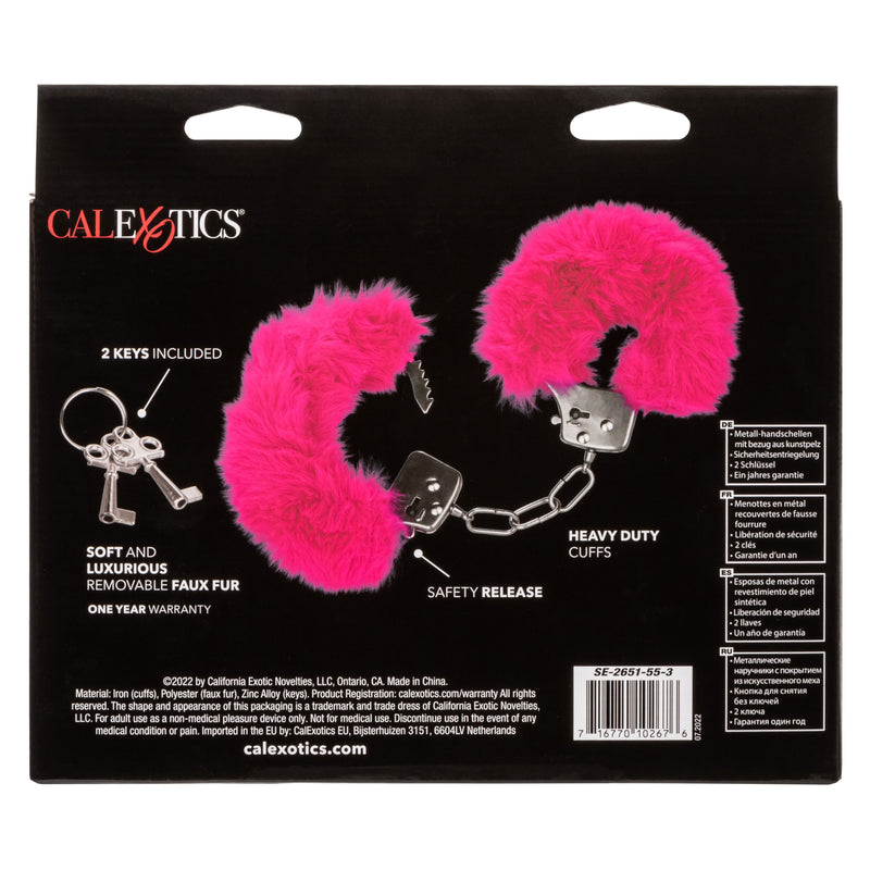CalExotics Ultra Fluffy Furry Cuffs - Pink