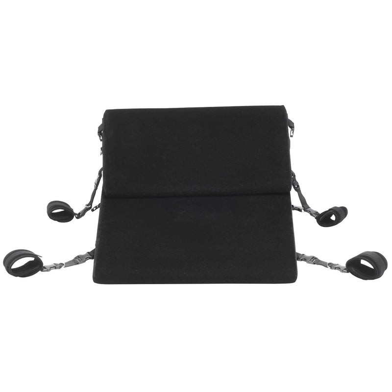 XR Brands Bondage Cushion Set Bondage Foam Wedge Pillow Set - Black