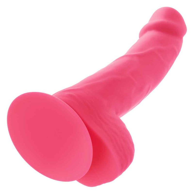 CalExotics Neon Silicone Studs 6 Inch - Pink