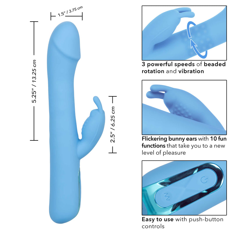 CalExotics Jack Rabbit Elite Rotating Rabbit - Blue