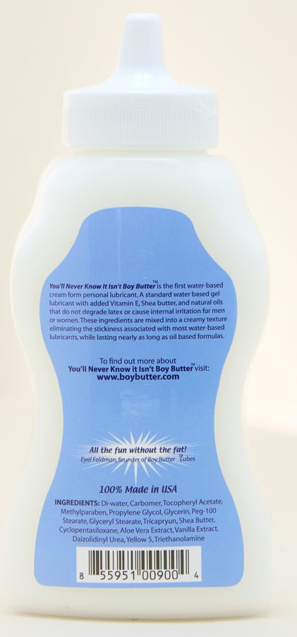 Boy Butter - You'll Never Know It Isn't Boy Butter - 9 Oz Squeeze Bottle - Masturbation Cream