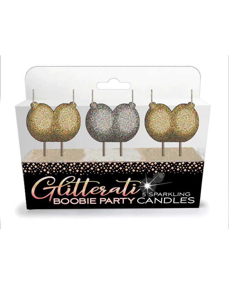Little Genie Glitterati Boobie Candle Set